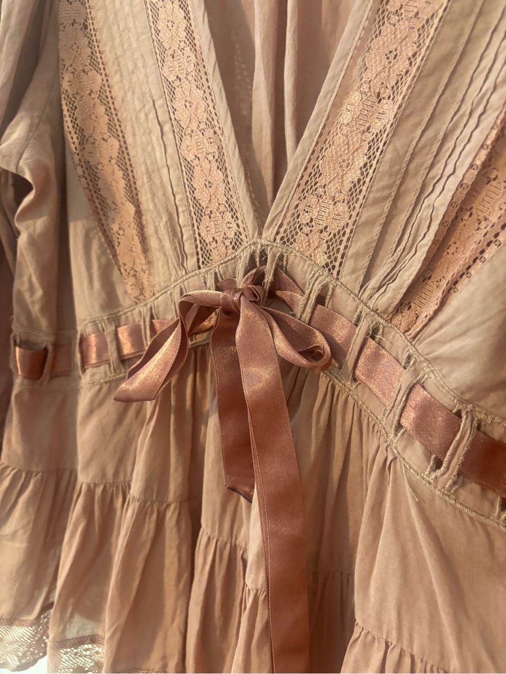 Free People Rosewood Peasant Tunic Blouse - Picture 5 of 9